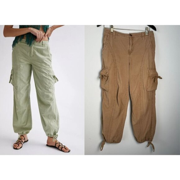 Anthropologie Pants - Anthropologie Cargo Pants Tactical Utility Tan Size 27 Gorpcore Granola Girl